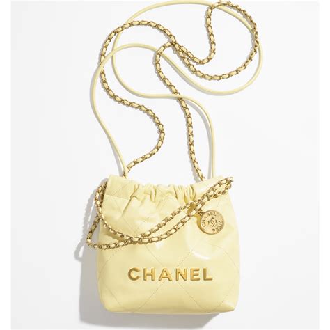 yellow chanel 22 bag|Chanel women 22 bag.